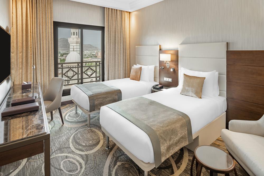 Tweede voorbeeld van een hotelkamer tijdens de umrah reis